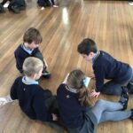 pupils sitting reading